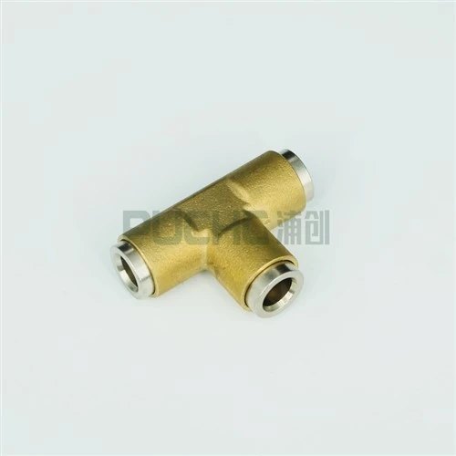 Tee mic Norgren Push in Cuplaje analogice